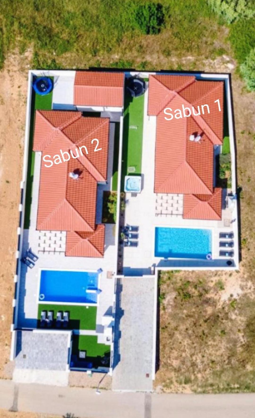Villas Sabun - Modern House With Heated Pool Privlaka  Zewnętrze zdjęcie