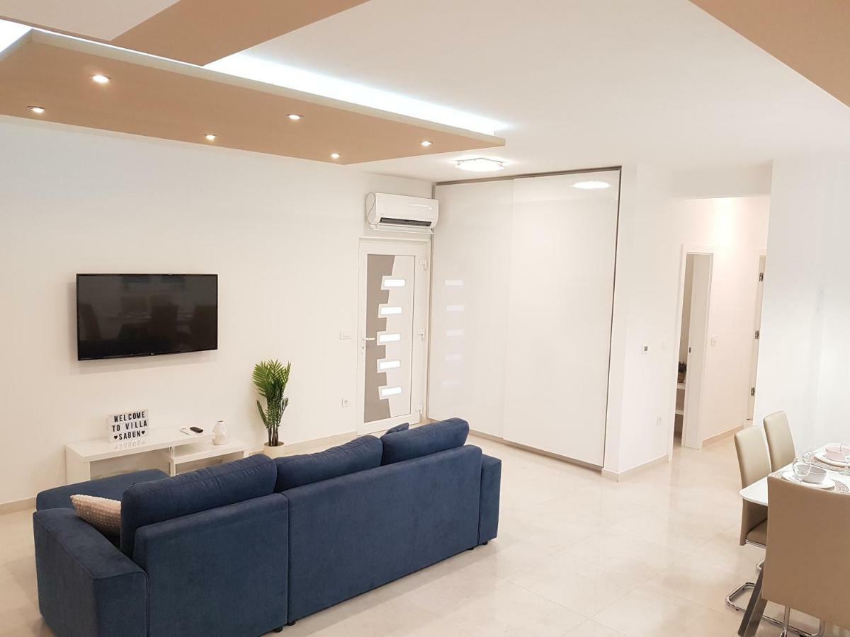 Villas Sabun - Modern House With Heated Pool Privlaka  Zewnętrze zdjęcie